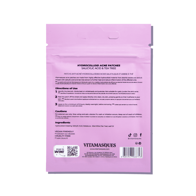 HydrocolloidAcnePatchesSalicylic TeaTree 3