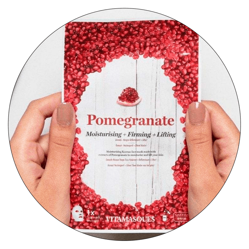 PomegranateFaceSheetMask 2