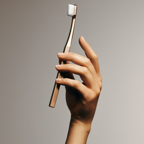 aurezzi rose gold toothbrush